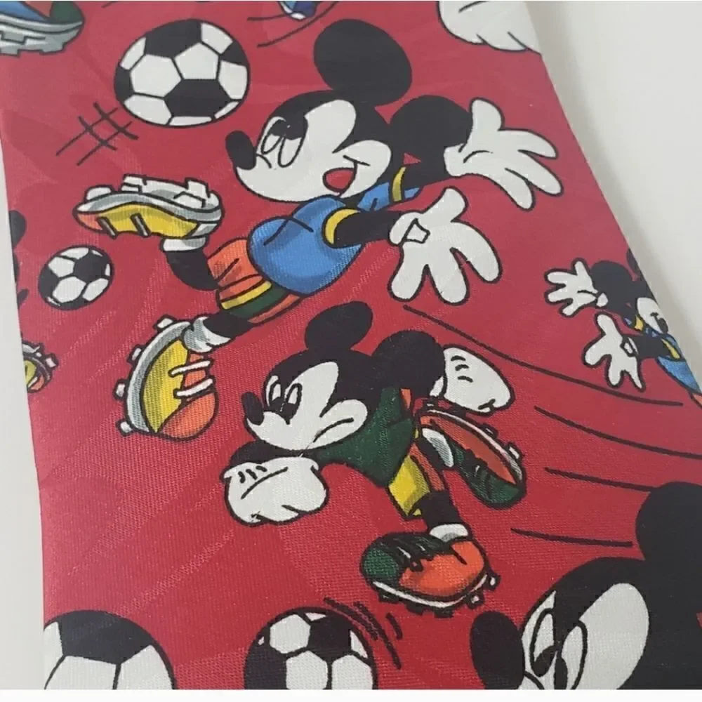 DISNEY MICKEY MOUSE Balance Inc. SOCCER Neck Tie